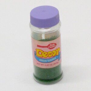 Betty Crocker Sprinkle Jar Decor Sugars General Mills 1980s (Contents Un-usable)